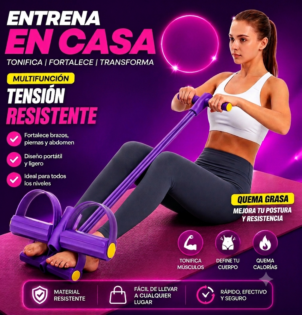 Bandas Elasticas Resistencia Con Pedal
