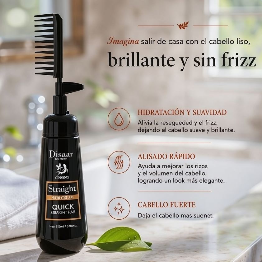 Crema Alisadora Express® Liso, brillante y sin frizz en minutos