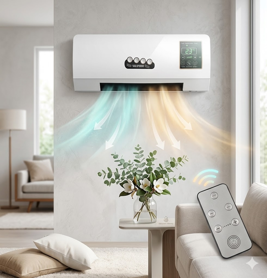 Aire Acondicionado 2 en 1 Fresco en Verano, Cálido en Invierno