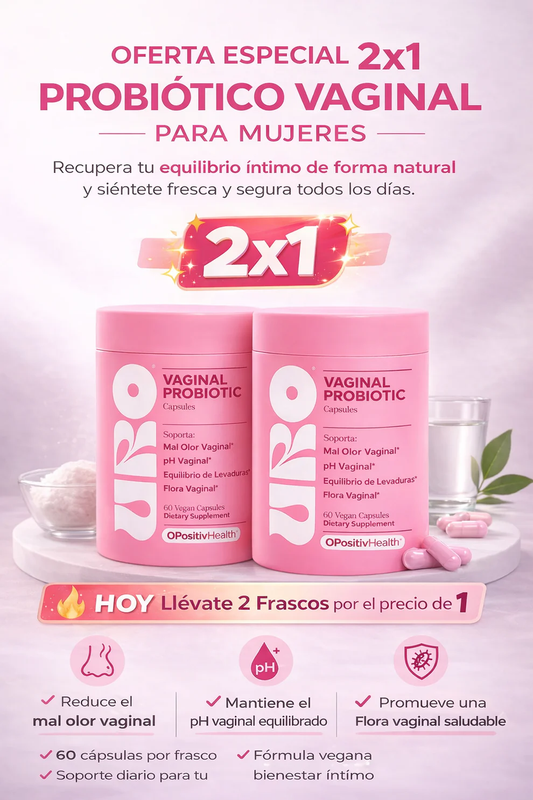 Uro Vaginal Probiótico™ Bienestar Íntimo Diario