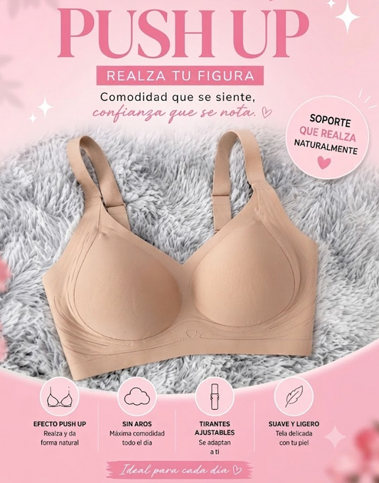 Sostén Push Up Invisible® Sin costuras, sin marcas