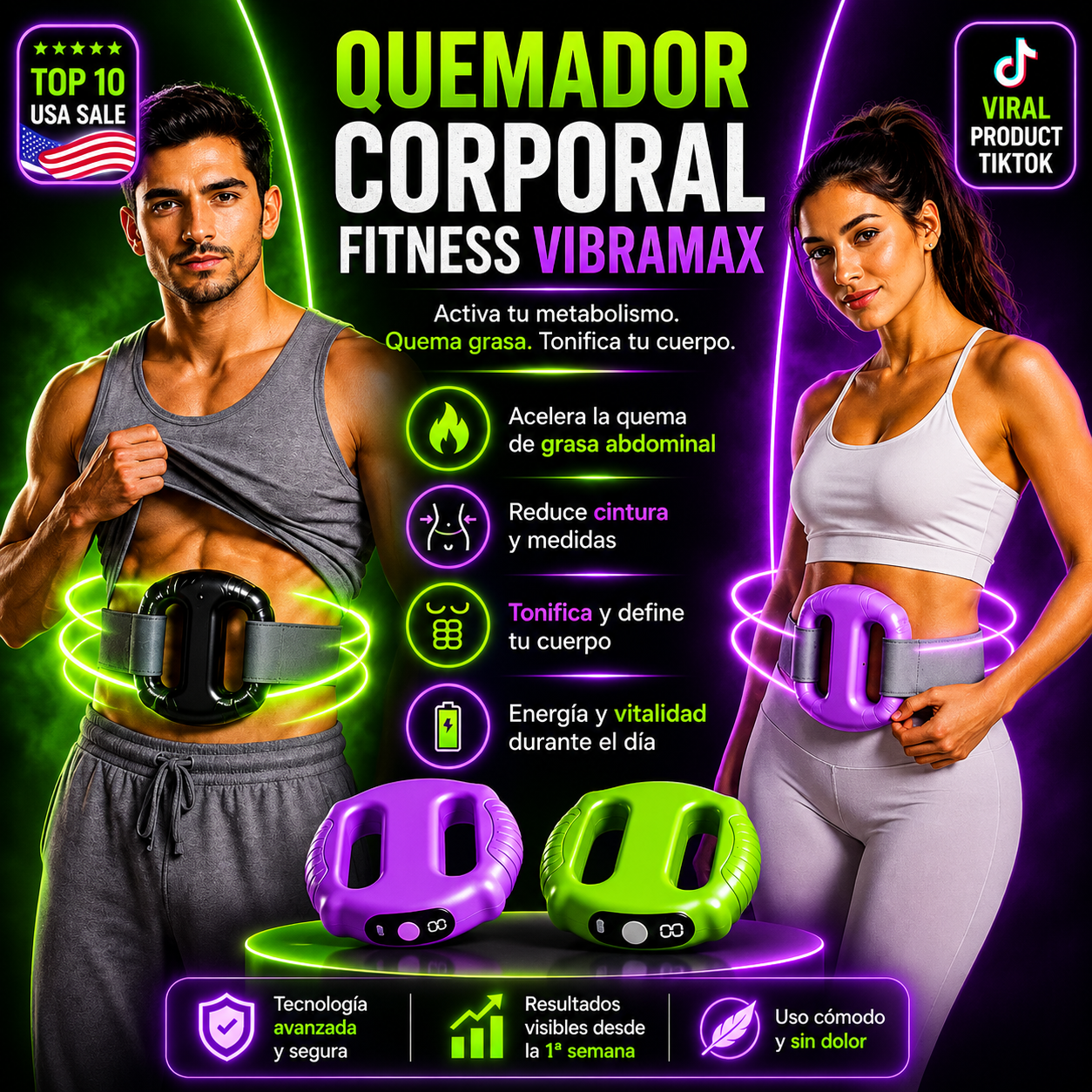 Anillo Masajeador Vibramax® Libera la Tensión y Relaja tus Músculos